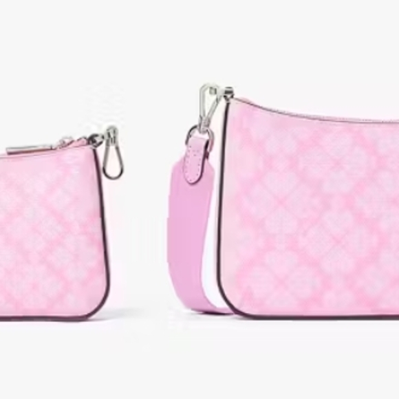 Kate Spade Pink Floral Women's Bag; 2in1; NWT - Picture 9 of 12